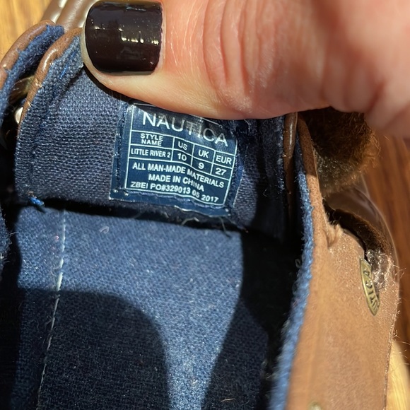 Gently used Nautica boys shoes - Picture 5 of 5